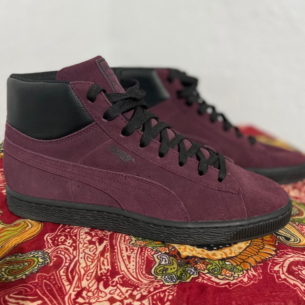 Puma purple high tops